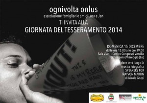 Invito tesseramento 2014 - Ognivolta Onlus