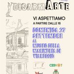 Locandina DisarmArte 2026: domenica 27 settembre dalle ore 16 al Museo della Marineria di Viareggio